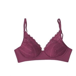 Maidenform Women's Comfort Crush Lace Trimmed Wireless Size L